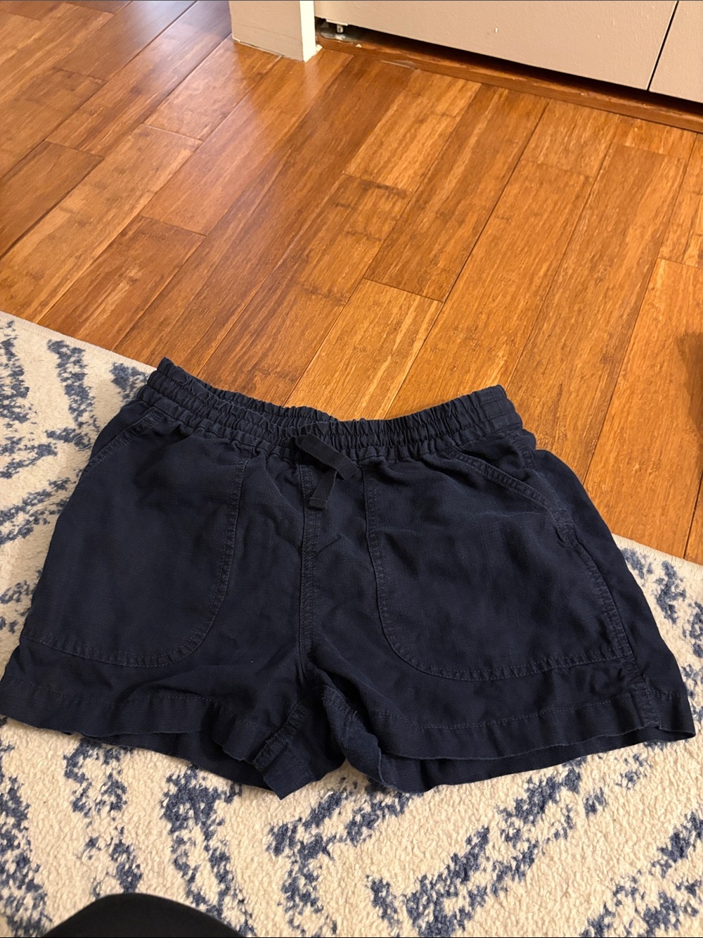 J. Crew Navy Drawstring Athletic Shorts
